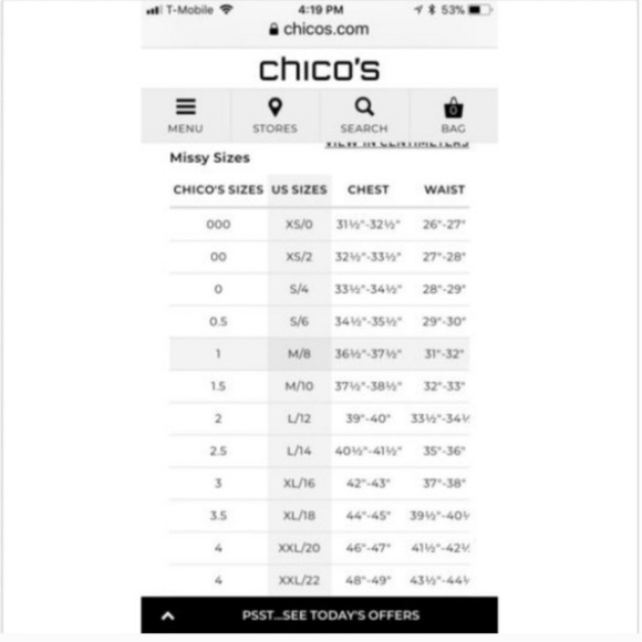 ⭐️⭐️SALE⭐️⭐️Chico’s sleeveless top 3-$30 - Picture 4 of 4